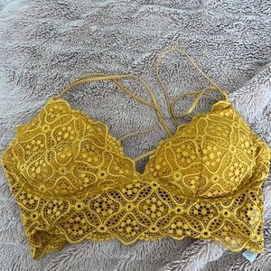 target yellow bralette